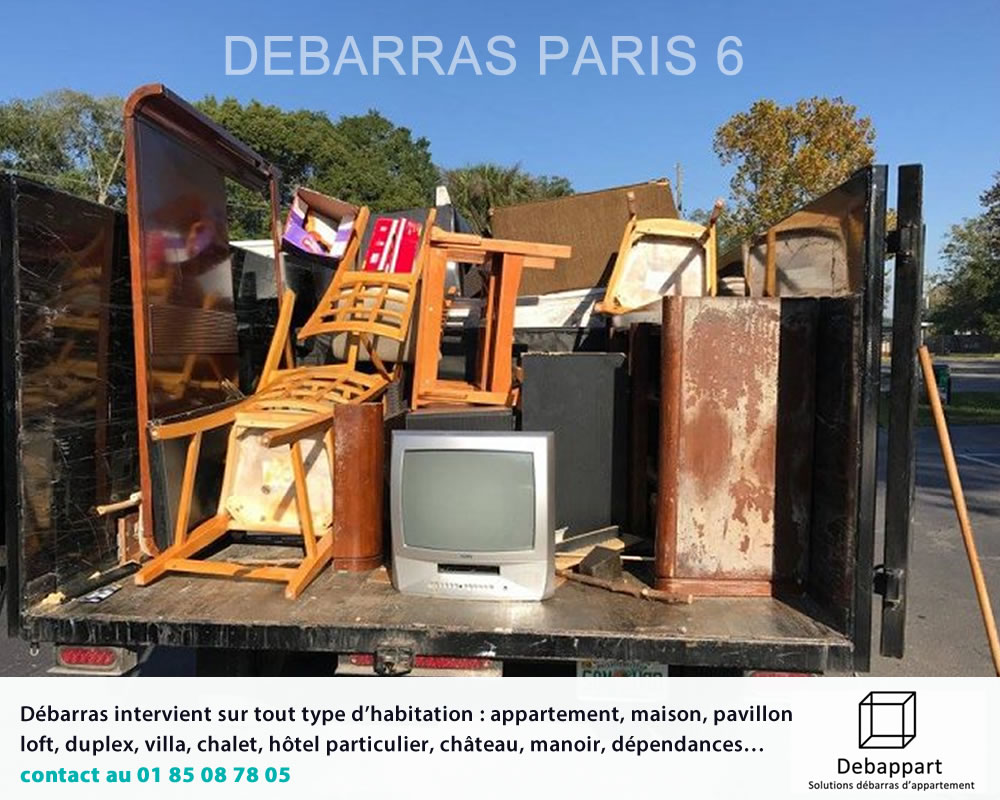 Debarras paris 6