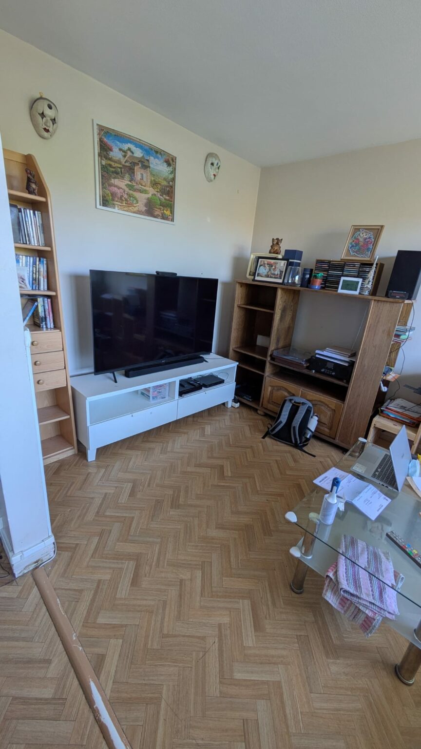 Appartement encombré, avant l’intervention de nos équipes